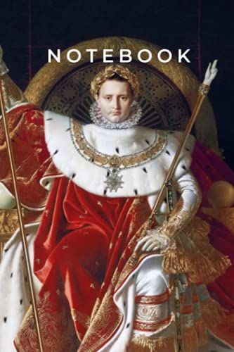 Notebook: Napoleon I On His Imperial Throne: Jean Auguste Dominique Ingres Composition Notebook / Journal