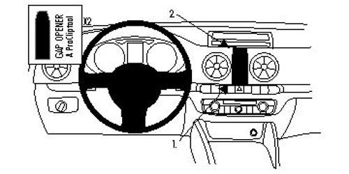 854804 - Fixation Brodit Proclip - Audi - S3 - 2013 - 2015