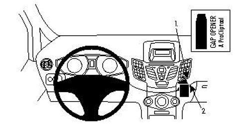 854252 - Fixation Brodit Proclip - Ford - Fiesta - 2009 - 2015