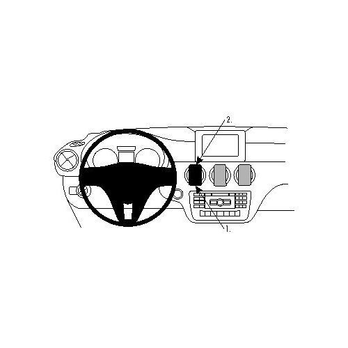 854813 - Fixation Brodit Proclip - Mercedes Benz - Gla-Class - 2013 - 2014