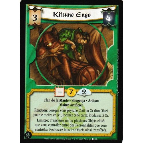 Carte L5r - Kitsune Engo - 38/166 - Words And Deeds