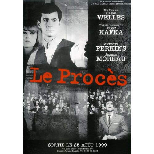 Le Procès, Synopsis, Orson Welles, Avec Anthony Perkins, Jeanne Moreau, Romy Schneider, Suzanne Flon