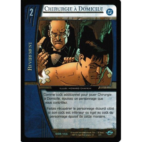 Carte Marvel Vs System Comics - Chirurgie A Domicile - Dor-155