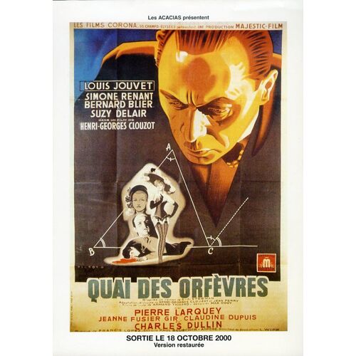 Quai Des Orfèvres, Synopsis, De Henri-Georges Clouzot, Avec Louis Jouvet, Suzy Delair, Bernard Blier