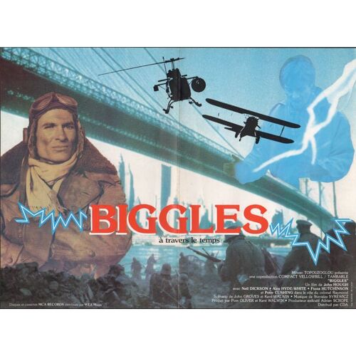 Biggles, Synopsis Dépliant, John Hugh, Avec Neil Dickson, Alex Hyde-White, Fiona Hutchison