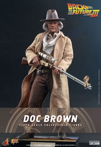 Figurine Retour Vers Le Futur Part Iii De Doc Brown Échelle 1/6 Mesure Env 31cm