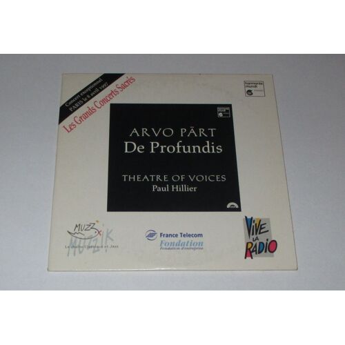 Arvo Part - Paul Hillier (Concerts Sacrés) - De Profundis / O Konig