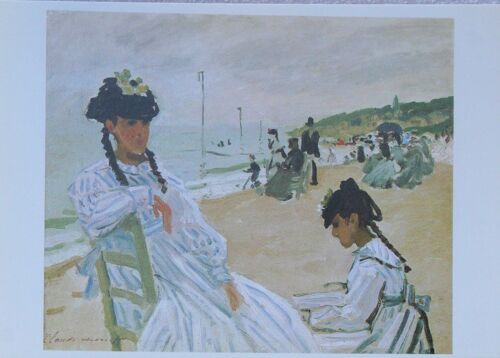 Carte Postale Claude Monet Sur La Plage De Trouville