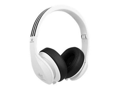 adidas Originals by Monster - Écouteurs avec micro - sur-oreille - filaire - jack 3,5mm - isolation acoustique - blanc