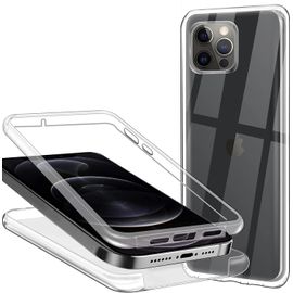 Coque iphone 13 Intégrale 360 Transparente recto verso plastique silicone