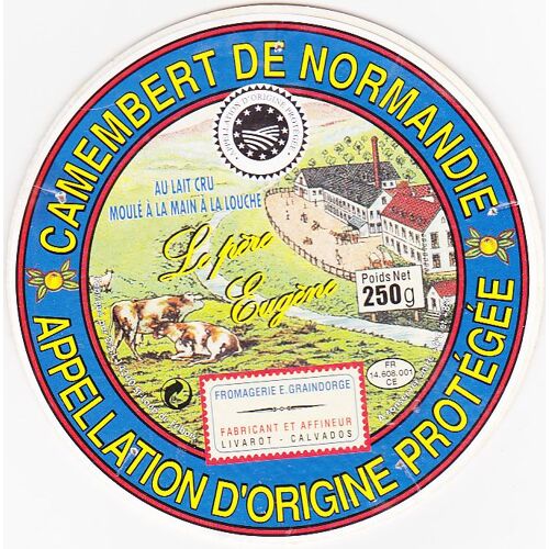 Camembert De Normandie Le Père Eugène, Fromagerie Graindorge À Livarot 