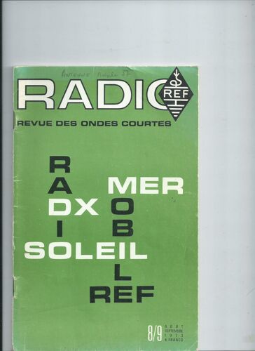 Radio  8 /9 Revue Des Ondes Courtes
