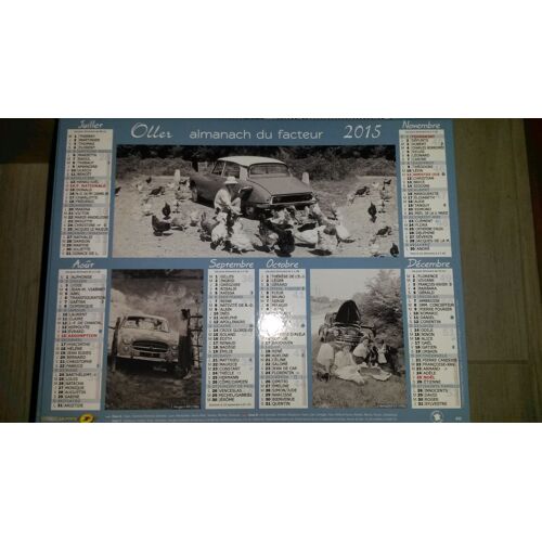 Calendrier La Poste 2015 Oller 432