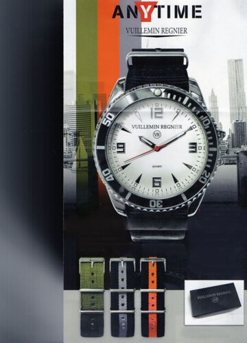 Montre Anytime By Vuillemin Regnier , Ses Bracelets Interchangeables Et Son Coffret De Présentation