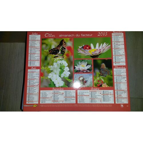 Calendrier La Poste 2015 Oller 414