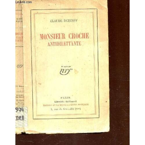 Monsieur Croche Antidilettante