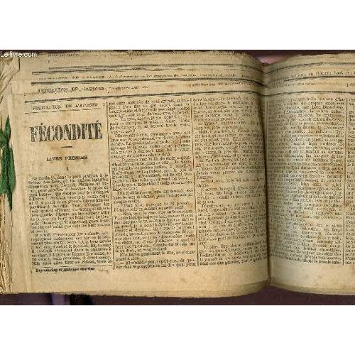 Coupures De Presses Feuilletons Du Journal L'aurore : La Fecondite (Du N°1 À 19) - Livre Premier Complet.