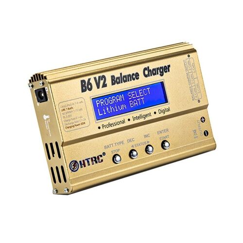 Chargeur De Batterie Balance Htrc B6 V2 80w 6a Rc, Chargeur De Batterie Liion/Life/Nicd/Nimh/High/Lihv/Power Lip0