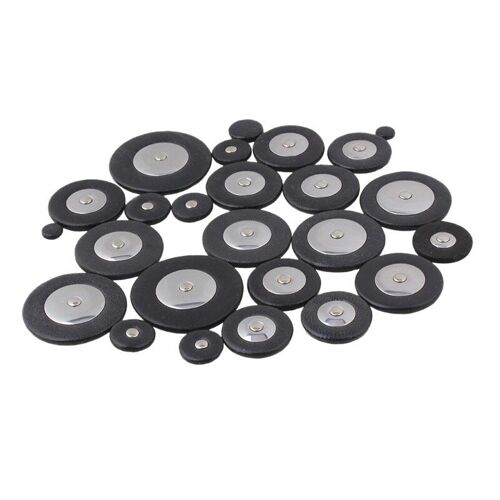 Ensemble De Coussinets En Cuir Pour Saxophone Alto, 25 Pièces, Accessoires En Bois Noir