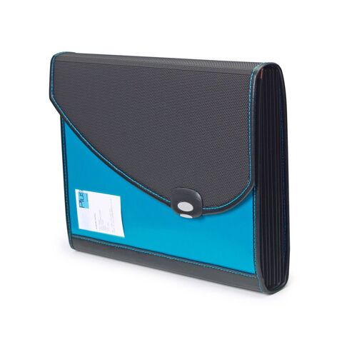 Rapesco Trieur Valisette Avec Poignée 13 Compartiments  A4+ Turquoise