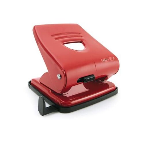 Rapesco Perforateur 2 Trous 827 En Métal 30 Feuilles Rouge