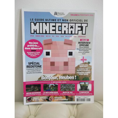 Minecraft Le Guide Ultime Et Non Officiel Volume 6 - Games Master - Printemps 2016