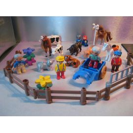 Playmobil La Ferme - Personnages, Animaux, Barrières