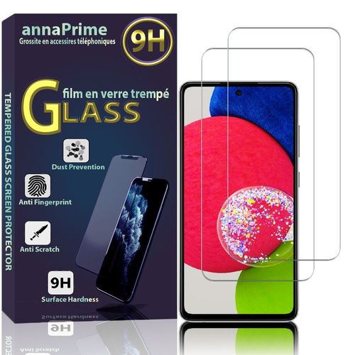 Lot / Pack de 2 Films Verre Trempé Pour Samsung Galaxy A52S 5G 6.5" protection d'écran