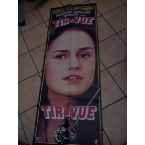 Tir À Vue - Sandrine Bonnaire - Affiche De Cinéma Pliée 160x60 Cm