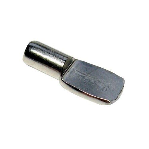 Taquet duplo 5 mm acier chromé à fond plat - Hafele - 282.04.711