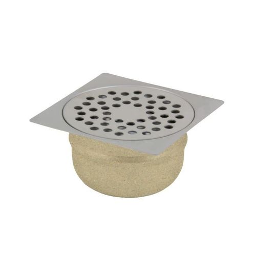 Siphon de sol 100X100 mm sortie verticale SV40 - Gebo - 21412
