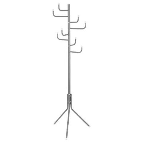 Porte Manteau 8 Crochets "Métal" 170cm Gris
