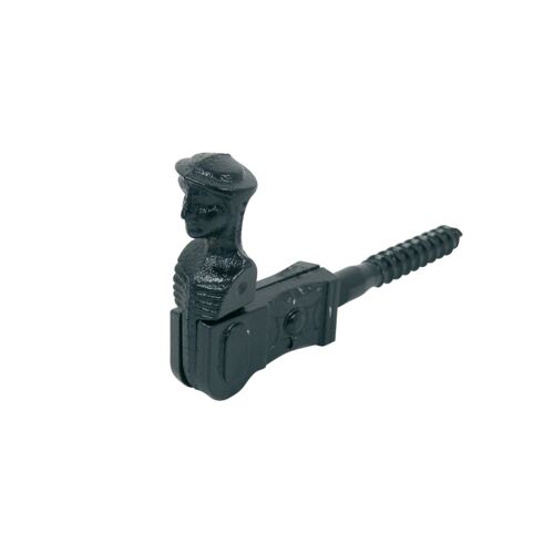 Arrêt tête de bergère à visser finition noir 20mm - Jardinier Massard - 9426084