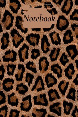 Leopard Print Composition Notebook: 120 Pages, 6 X 9 Perfect Size To Carry On