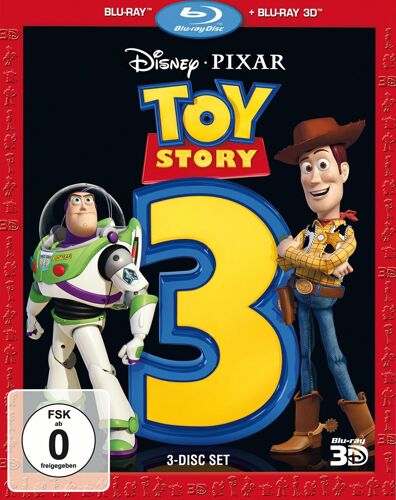 Toy Story 3 (Blu-Ray 3d, + Blu-Ray 2d, 3 Discs)