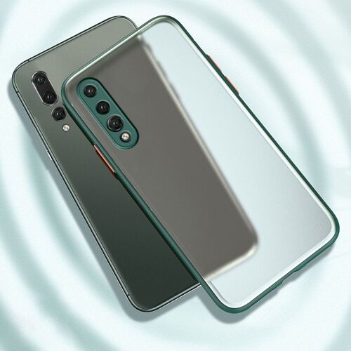 Coque de téléphone à armure mate, étui de Protection de caméra en TPU souple, de luxe translucide, rigide, résistant aux chocs, pour Huawei P20 Pro P20Pro