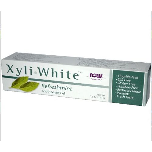 Now Foods, Solutions, Gel Dentifrice Xyliwhite, Fluorure Libre, Refreshmint (181 G) 