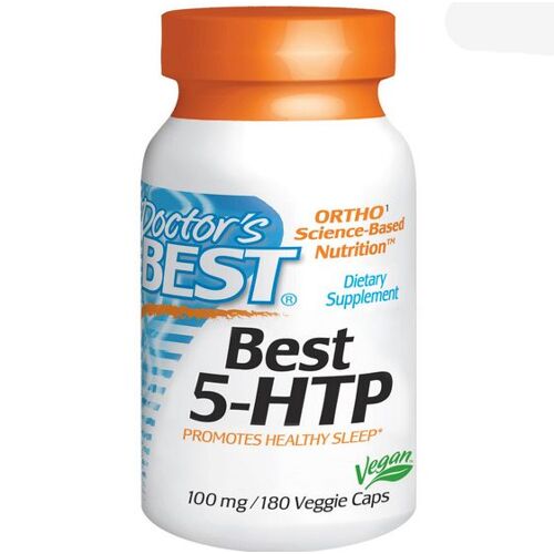 Doctor's Best, Best 5-Htp, 100 Mg, 180 Veggie Caps 