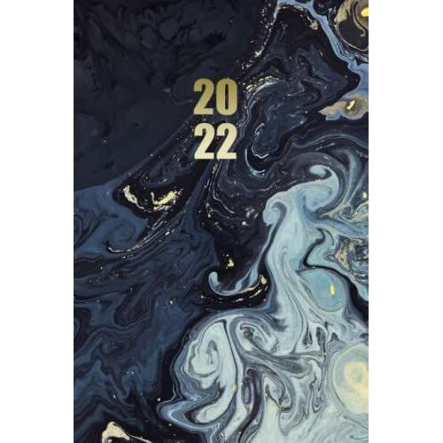2022: Arbeitskalender, Monatskalender Und Zeitplaner | Januar Bis Dezember 2022 | Modernes Cover Design | 1 Woche Auf 2 Seiten, A5