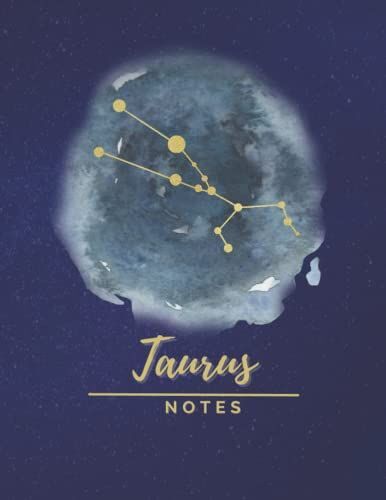 Taurus - Notes - Lined Notebook - Horoscope Sign - 8.5"X11" 100 Pages: Lined Notes,Lined Journal, Lined Notebook: Lined Notes,Lined Journal, Lined Notebook
