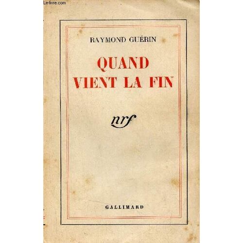 Quand Vient La Fin.