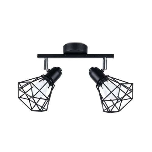Sollux Artemis Spot De Plafond Twin Noir