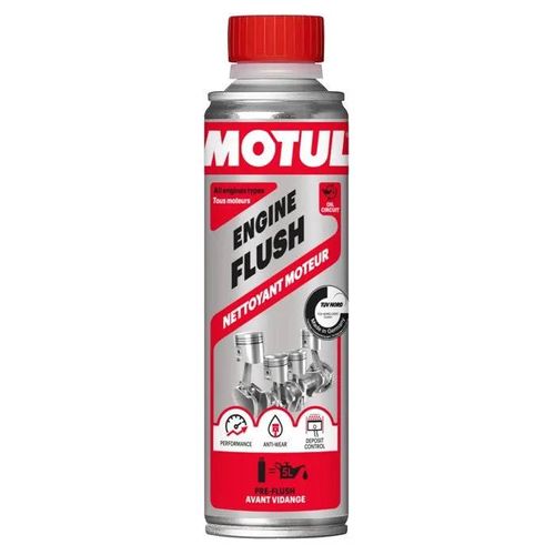 Additif Huile Moteur - Motul - Nettoyant Avant Vidange - Anti-Usure - Réduction Consommation