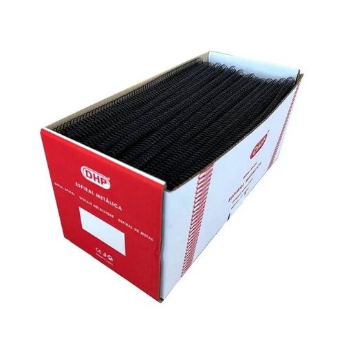 Spirales Métalliques Pour Reliure - Dhp - Lot De 50 - 28 Mm - Noir