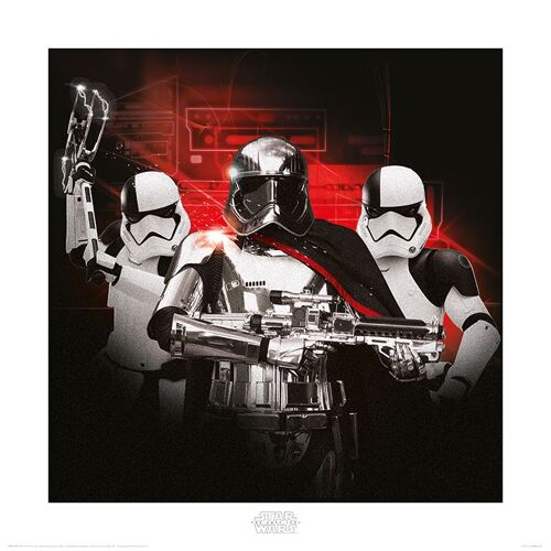 Stra Wars The Last Jedi - Stormtrooper Team - 40x40cm - Affiche / Poster Envoi Roulé