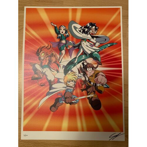 Sobral - Les Légendaires N°3 / Signé N° 100ex - 30x40cm - Affiche / Poster Envoi Roulé