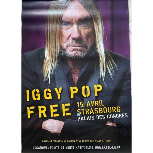 Iggy Pop - Year 2020 - 85x120cm - Affiche / Poster Envoi Roulé