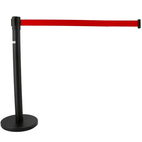 Innox Linemate Black poteau à sangle 5 m (sangle rouge)