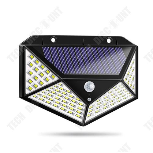 Lampe Solaire Extérieur 100led,4 Pack Éclairage Solaire Extérieur Détecteur De Mouvement Éclairage 270° Étanche,Pour Jardin
