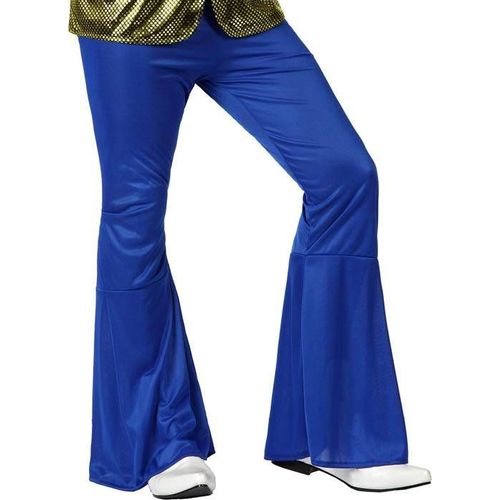 Pantalon Disco Homme Bleu Foncé Xs / S